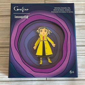 🗝️Loungefly Coraline Yellow Coat Enamel Collectible Pin